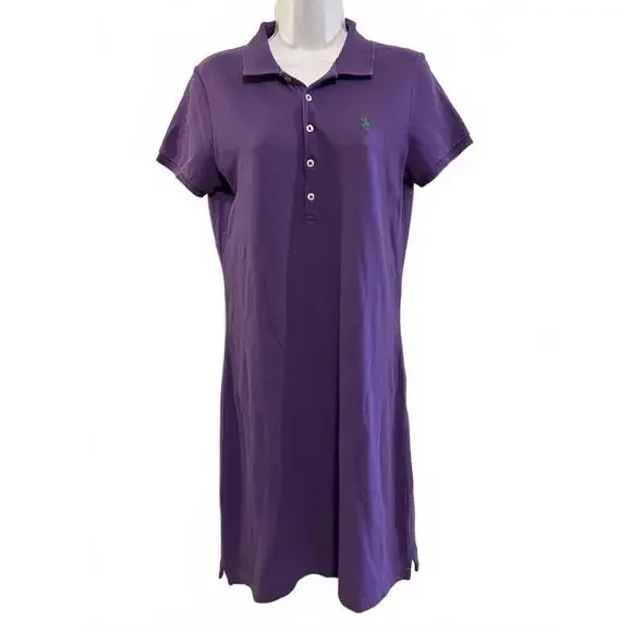 Ralph Lauren | Dresses | Ralph Lauren Sport Purple Polo Mini Dress Size Med  | Poshmark